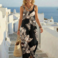 Women 3D Printed Casual Jumpsuit Beach Vacation Style