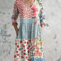 Women's Casual Floral 3D Printed Sleeve-length Dress