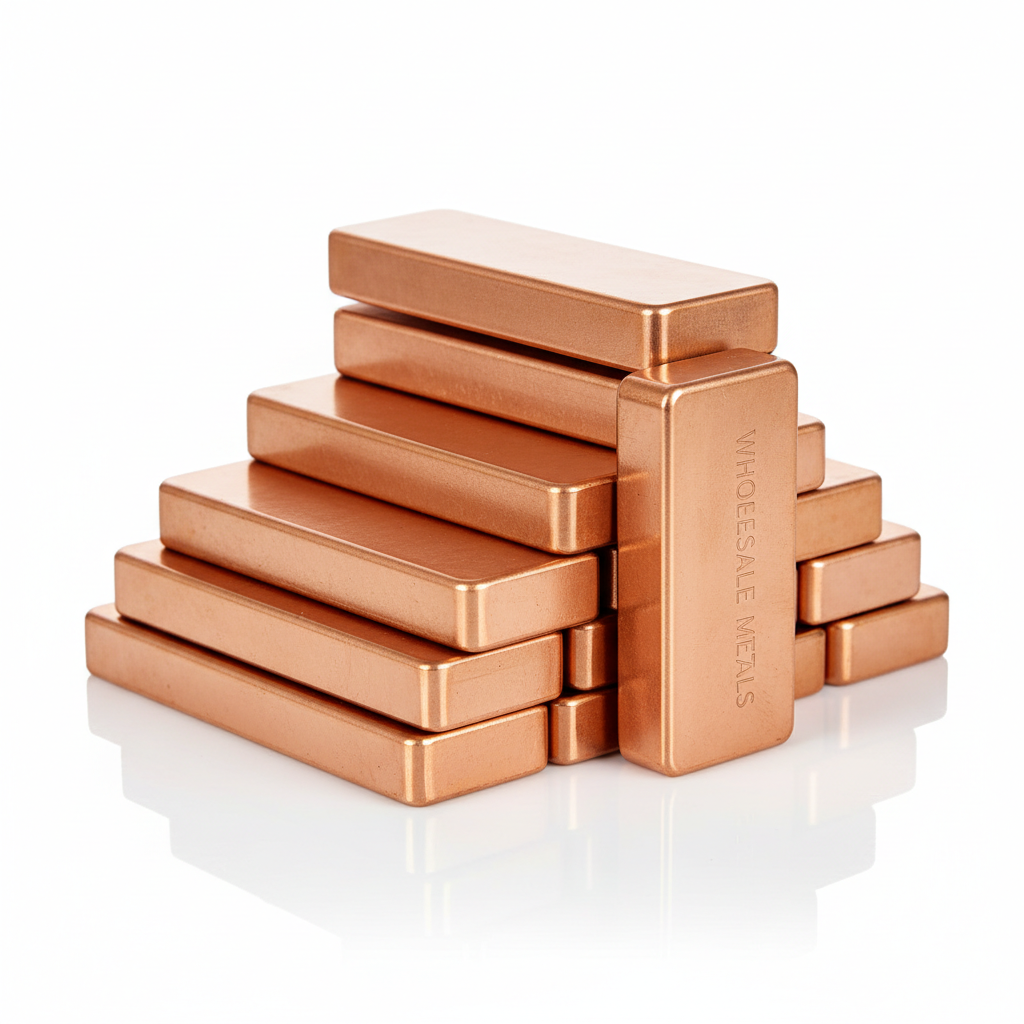 Pure Copper Ingots Wholesale 99.9% Purity