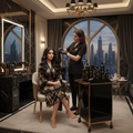 Ladies Hair Color & Treatment Home Salon Service Dubai