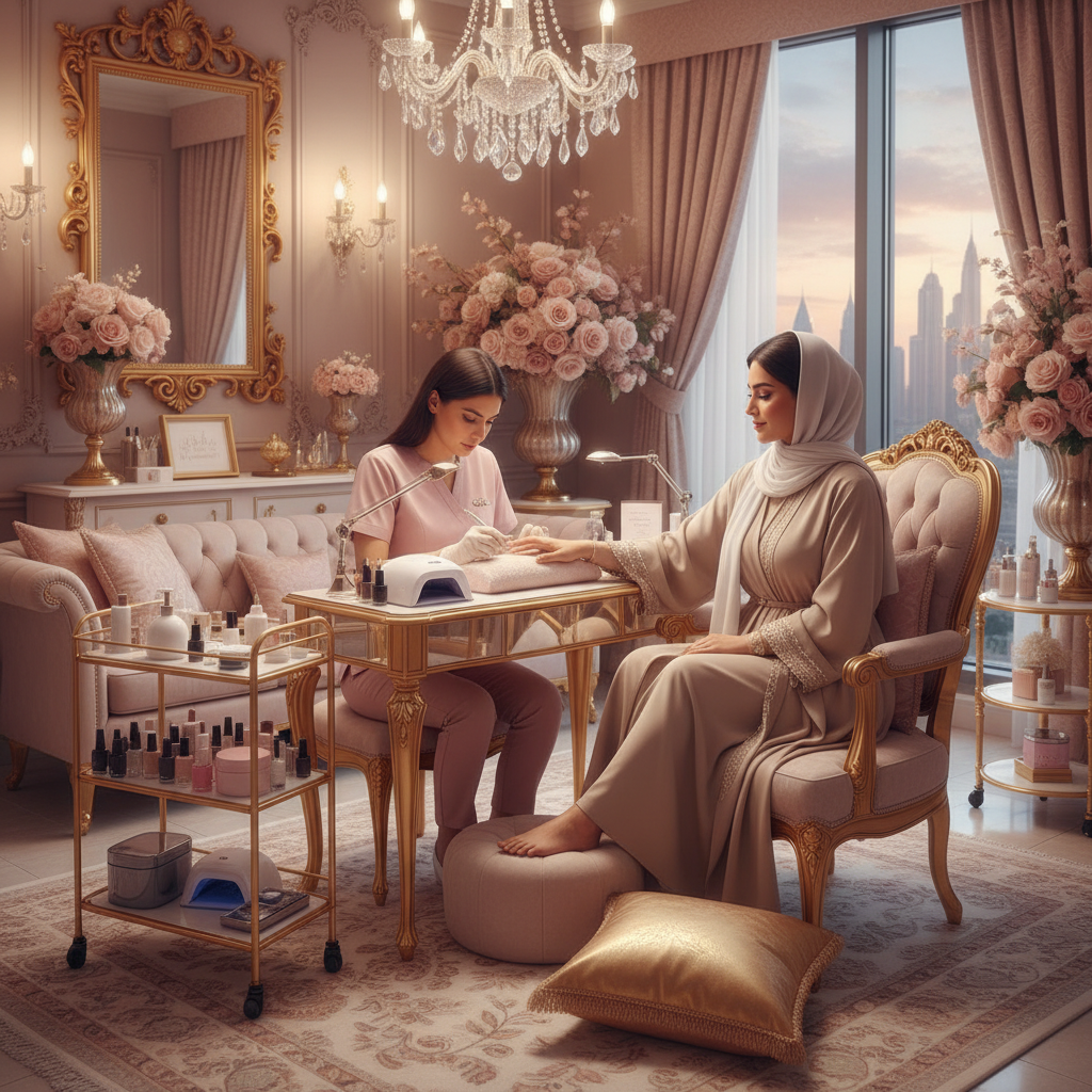 Manicure Home Salon Service Dubai